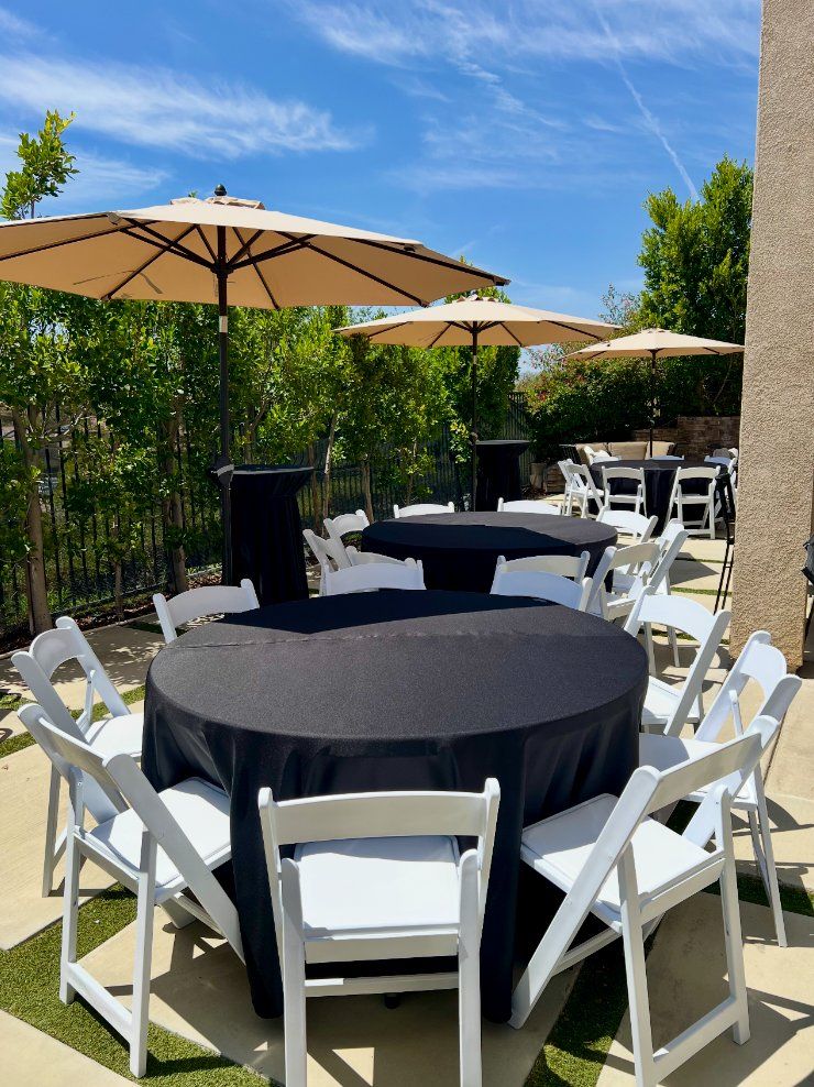 Backyard reception